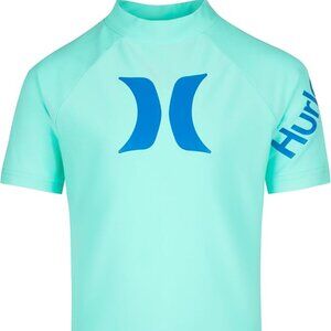 Hurley, NWT, 4T, Rash Guard UPF 50+ Aurora Green